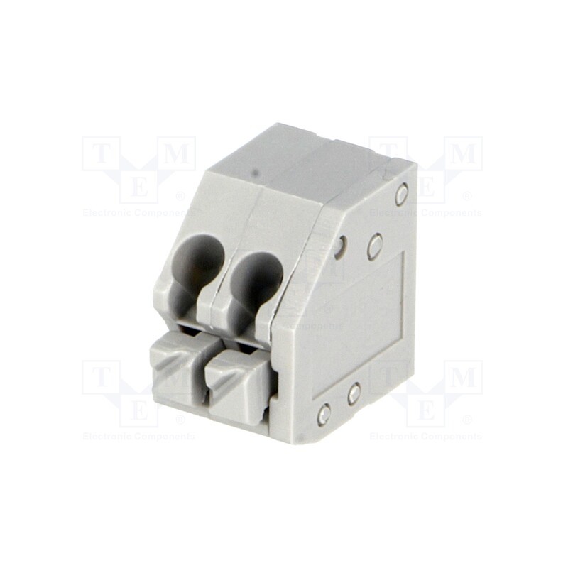 5 pcs x DEGSON ELECTRONICS - DG250-3.5-02P-11-00A(H) - PCB terminal block, angled 45°, 3.5mm, ways: 2, on PCBs, terminal