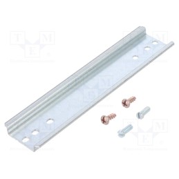 1 pcs x SPELSBERG - 19814401 - DIN rail, steel, W: 35mm, H: 7.5mm, L: 144mm, for enclosures
