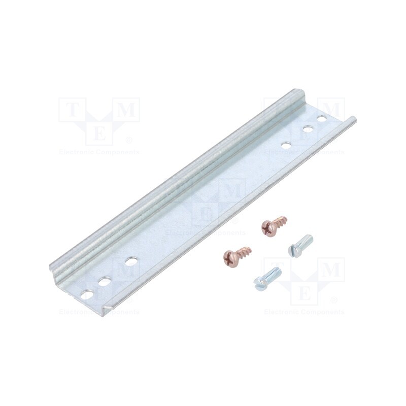 1 pcs x SPELSBERG - 19814401 - DIN rail, steel, W: 35mm, H: 7.5mm, L: 144mm, for enclosures