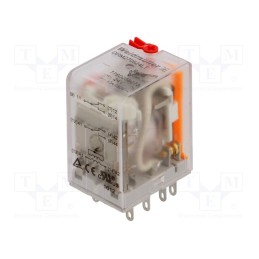 1 pcs x WEIDMu00dcLLER - 7760056073 - Relay: electromagnetic, DPDT, Ucoil: 24VAC, Icontacts max: 10A