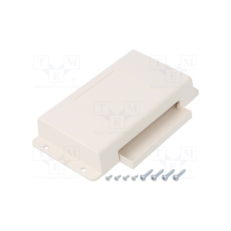 1 pcs x SUPERTRONIC - PP093W-S - Enclosure: multipurpose, X: 78mm, Y: 133mm, Z: 23mm, ABS, white