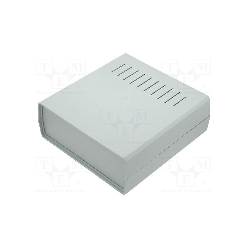 1 pcs x KRADEX - Z1WJ - Enclosure: with panel, vented, X: 188mm, Y: 198mm, Z: 70mm, grey