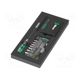 1 set x WERA - 5150150001 - Kit: general purpose, WERA.05150130001, in a foam tray, 57pcs.
