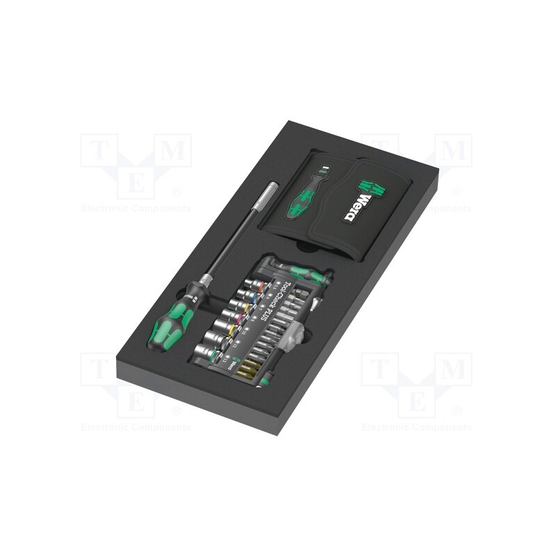 1 set x WERA - 5150150001 - Kit: general purpose, WERA.05150130001, in a foam tray, 57pcs.