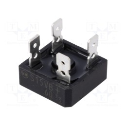 1 pcs x SHINDENGEN - S15VB60-4000 - Bridge rectifier: single-phase, Urmax: 600V, If: 15A, Ifsm: 200A