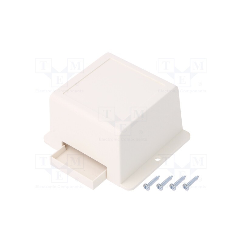 1 pcs x SUPERTRONIC - PP091W-S - Enclosure: multipurpose, X: 78mm, Y: 82mm, Z: 45mm, ABS, white