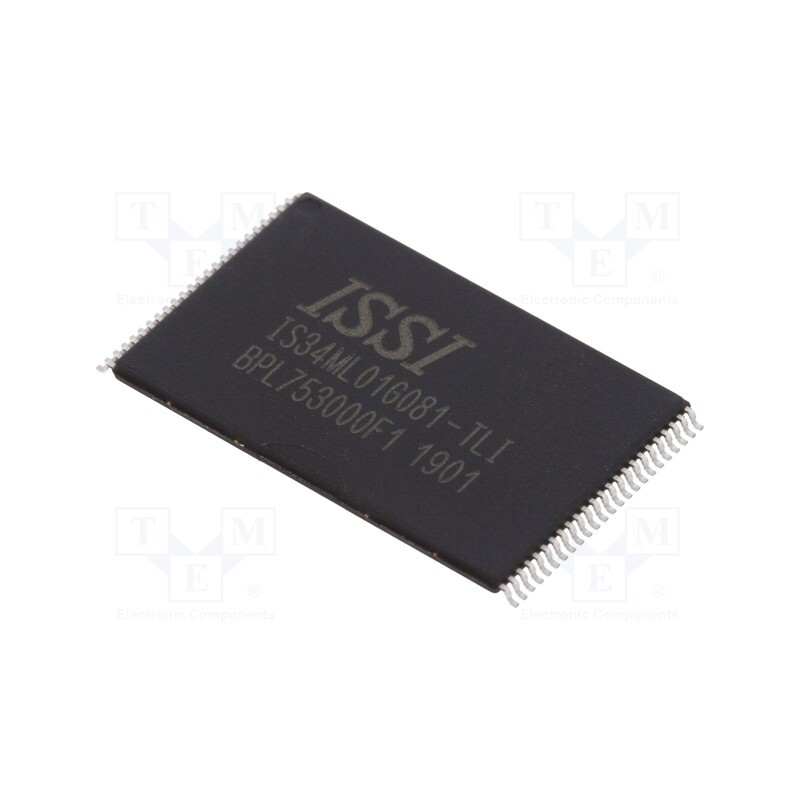 1 pcs x ISSI - IS34ML01G081-TLI - IC: FLASH memory, 1GbFLASH, parallel 8bit, TSOP48, parallel