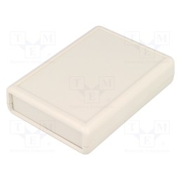 1 pcs x HAMMOND - 1593SGY - Enclosure: with panel, with flap on baterries, 1593, X: 66mm, ABS