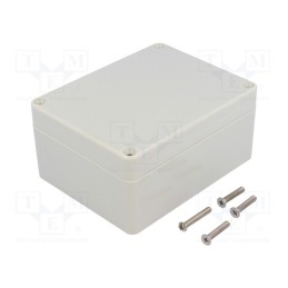 1 pcs x COMBIPLAST - CP-11-3 - Enclosure: multipurpose, X: 90mm, Y: 115mm, Z: 55mm, ABS, grey, IP65