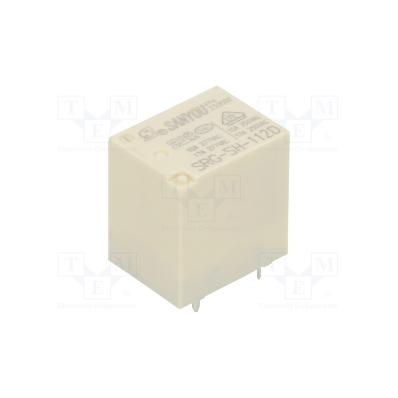 1 pcs x SANYOU - SRG-SH-112D - Relay: electromagnetic, SPDT, Ucoil: 12VDC, Icontacts max: 20A