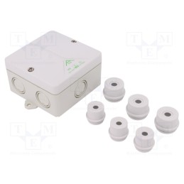 1 pcs x SPELSBERG - 81290701 -AS - Enclosure: junction box, X: 94mm, Y: 94mm, Z: 56mm, polystyrene, IP54
