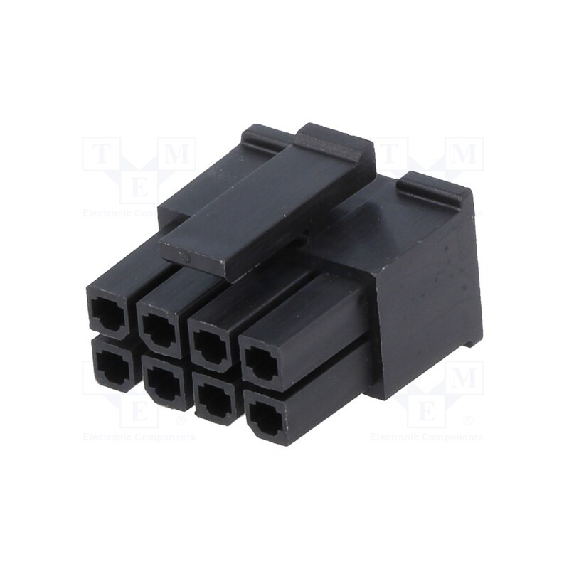 5 pcs x NINIGI - MFW-08 - Plug, wire-board, female, 3mm, PIN: 8, w/o contacts, for cable, 5A
