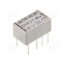 1 pcs x TE Connectivity - 1462037-4 - Relay: electromagnetic, DPDT, Ucoil: 3VDC, 2A, 0.5A/125VAC, THT