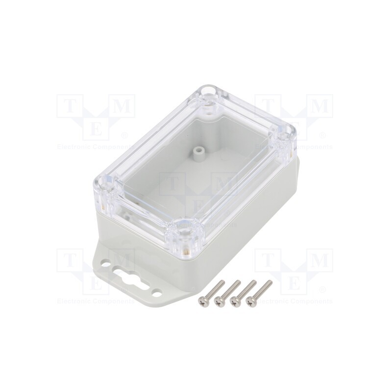 1 pcs x KRADEX - ZP90.60.40UJPH TM PC - Enclosure: multipurpose, X: 60mm, Y: 90mm, Z: 40mm, ZP, polycarbonate