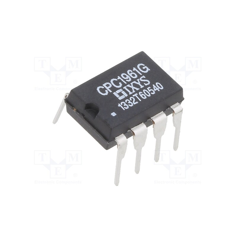 1 pcs x IXYS - CPC1961G - Relay: solid state, Icntrl max: 50mA, 250mA, max.600VAC, THT, DIP8