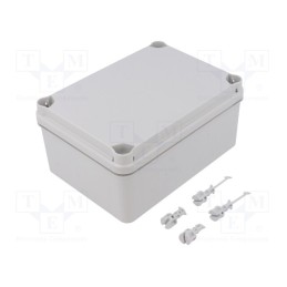 1 pcs x PCE - EL161 - Enclosure: multipurpose, X: 119mm, Y: 164mm, Z: 79mm, light grey