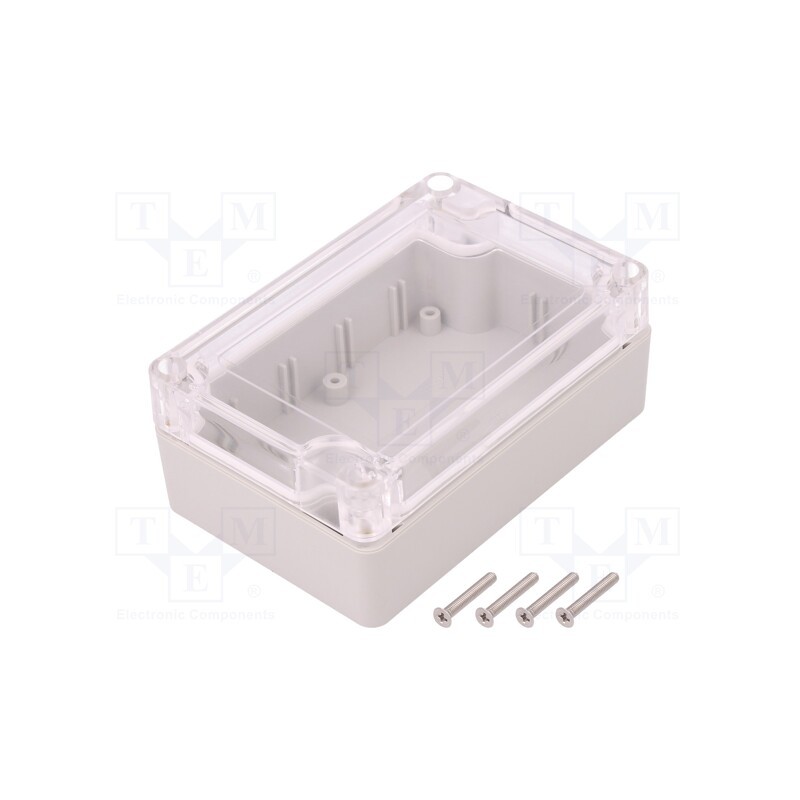 1 pcs x KRADEX - Z128JPH TM ABS-PC - Enclosure: multipurpose, X: 70mm, Y: 105mm, Z: 40mm, ABS, grey, gasket