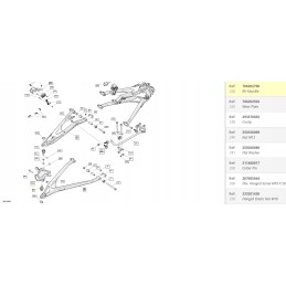 Front right steering knuckle Can Am Maverick 706202760