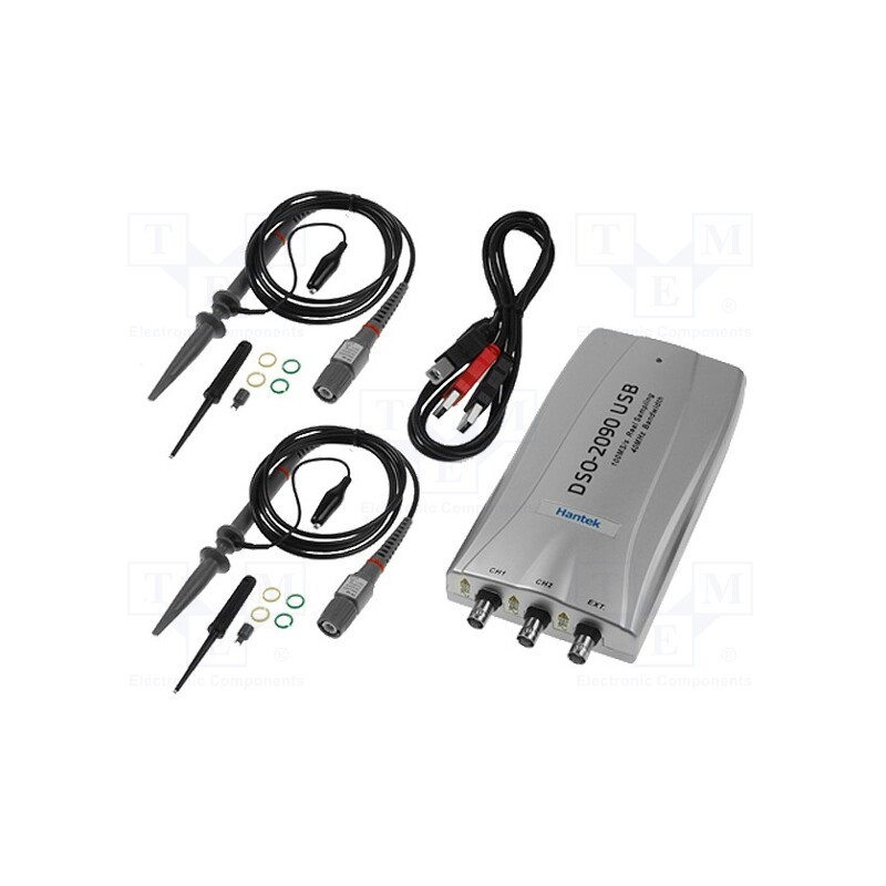 1 pcs x HANTEK - DSO-2090 - PC connected oscilloscope, 40MHz, Ch: 2, 100Msps, Resolution: 8bit