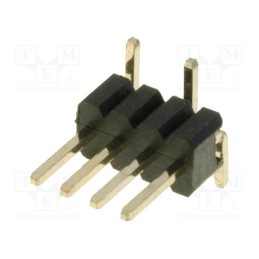 5 pcs x CONNFLY - DS1031-03-1*4P8BS-3-1-1 - Pin header, pin strips, male, PIN: 4, vertical, 1.27mm, SMT, 1x4