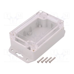 1 pcs x KRADEX - Z128UJPH TM PC - Enclosure: multipurpose, X: 70mm, Y: 105mm, Z: 40mm, polycarbonate