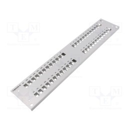 1 pcs x FIBRAIN - FB2044 - Front panel, 2U, Panel colour: grey, double