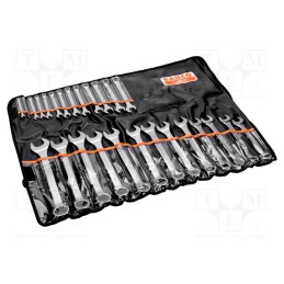 1 set x BAHCO - 111M/26T - Wrenches set, bent,combination spanner, 26pcs.