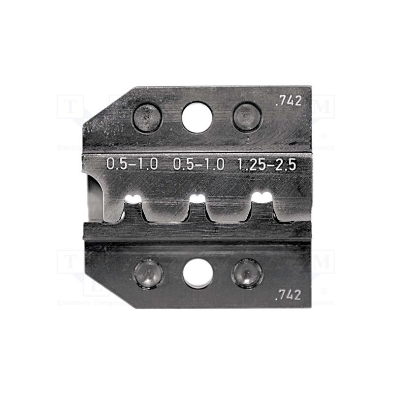 1 set x RENNSTEIG - 624 742 3 0 - Crimping jaws