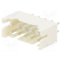 5 pcs x ADAM TECH - 2SHD-C-10-TS - Socket, wire-board, male, 2mm, PIN: 10, THT, 100V, 2A, straight