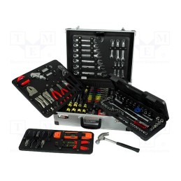 1 set x GOLDTOOL - GTK-5000 - Kit: keys, 6-angles,socket spanner, 119pcs.