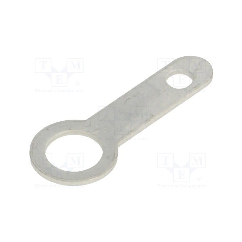 5 pcs x KEYSTONE - 7327 - Tip: solder lug ring, 0.5mm, M4, Ø: 4.32mm, soldering, screw, brass