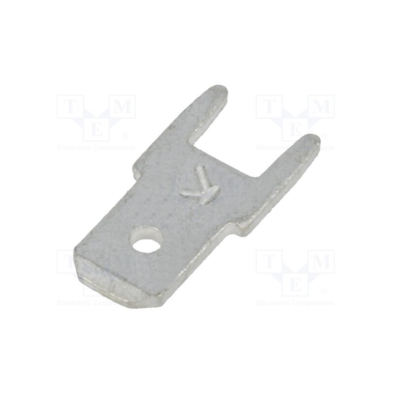 5 pcs x KEYSTONE - 1212 - Terminal: flat, 4.8mm, 0.8mm, male, THT, brass, tinned, straight