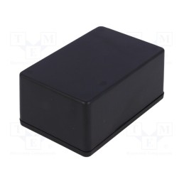 1 pcs x HAMMOND - 1591XXLBK - Enclosure: multipurpose, X: 57mm, Y: 87mm, Z: 39mm, 1591XX, ABS, black