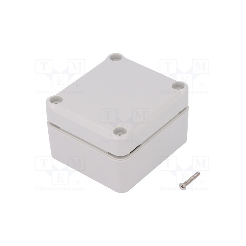 1 pcs x KRADEX - Z117JS-IP67 TM ABS - Enclosure: multipurpose, X: 57mm, Y: 63mm, Z: 37mm, ABS, grey, IP67