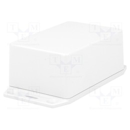 1 pcs x HAMMOND - 1591XXLFLGY - Enclosure: multipurpose, X: 57mm, Y: 87mm, Z: 40mm, with fixing lugs