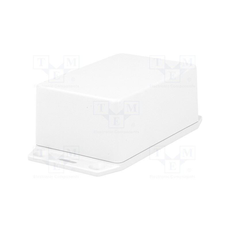 1 pcs x HAMMOND - 1591XXLFLGY - Enclosure: multipurpose, X: 57mm, Y: 87mm, Z: 40mm, with fixing lugs