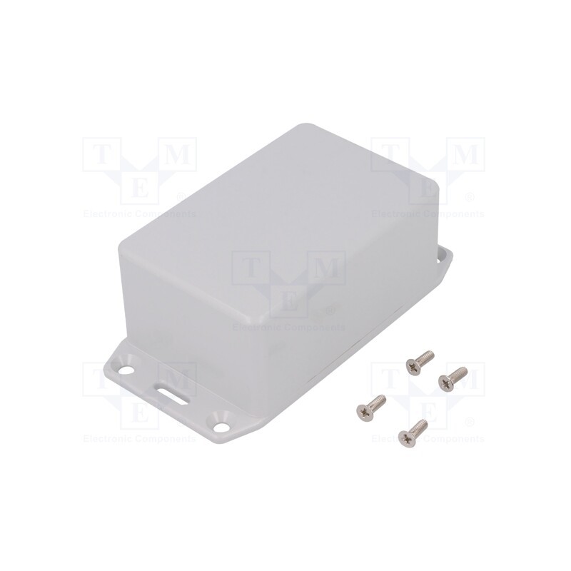 1 pcs x HAMMOND - 1591LFLGY - Enclosure: multipurpose, X: 56mm, Y: 85mm, Z: 39mm, 1591, ABS, grey
