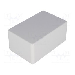 1 pcs x HAMMOND - 1591LGY - Enclosure: multipurpose, X: 56mm, Y: 85mm, Z: 39mm, 1591, ABS, grey