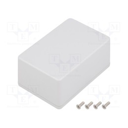1 pcs x HAMMOND - 1591XXLGY - Enclosure: multipurpose, X: 57mm, Y: 87mm, Z: 39mm, 1591XX, ABS, grey