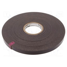 1 rol x 3M - 80130006093 - Tape: magnetic, W: 19mm, L: 30m, Thk: 1.55mm, rubber