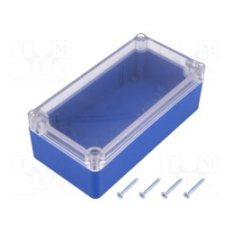 1 pcs x KRADEX - Z58PH ABS BLUE - Enclosure: multipurpose, X: 82mm, Y: 158mm, Z: 55mm, ABS, blue, gasket
