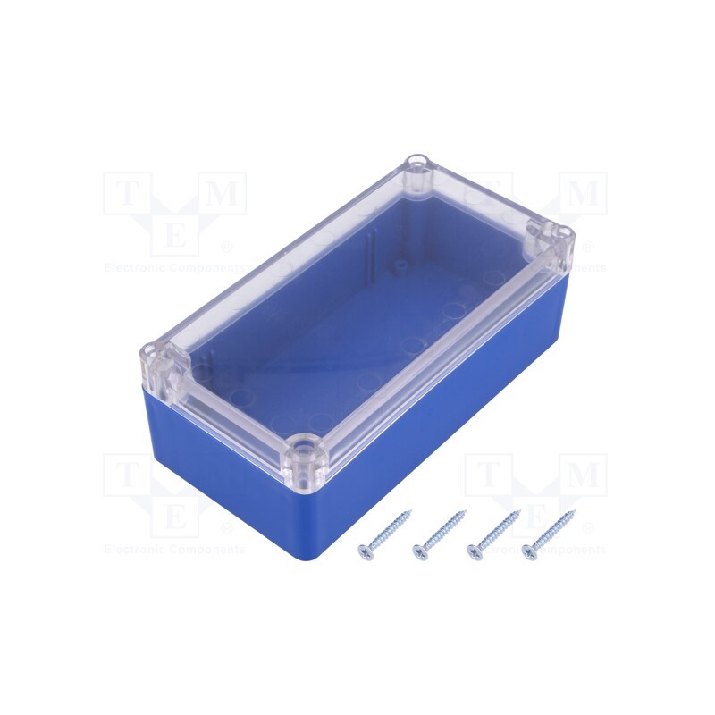 1 pcs x KRADEX - Z58PH ABS BLUE - Enclosure: multipurpose, X: 82mm, Y: 158mm, Z: 55mm, ABS, blue, gasket