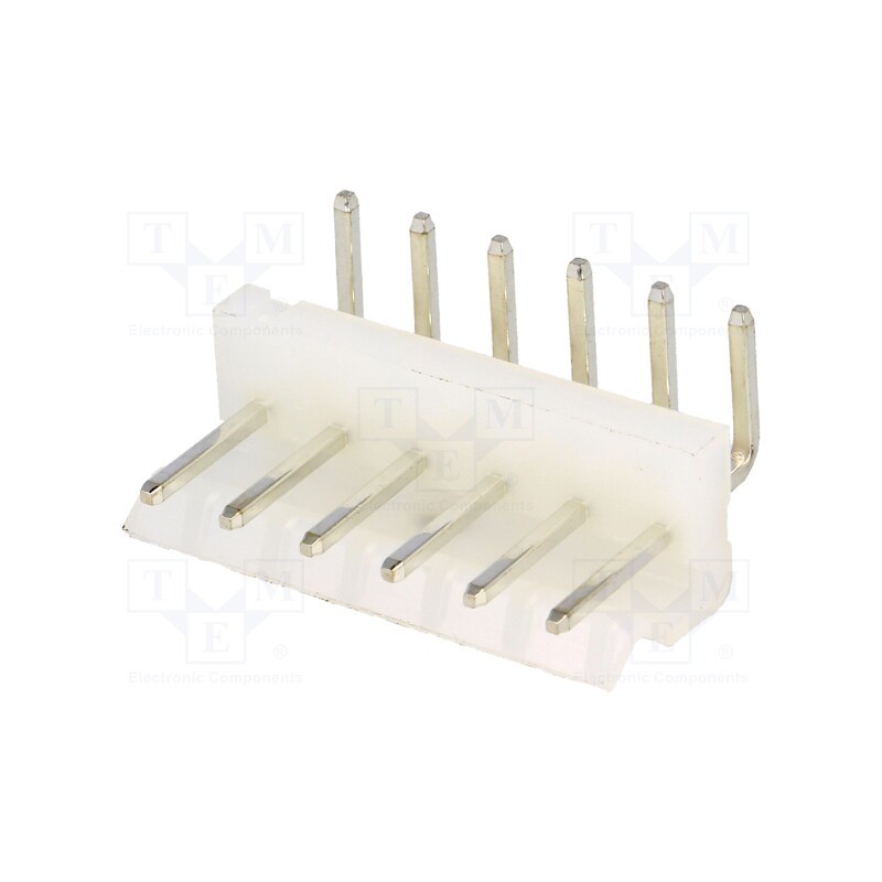 5 pcs x JOINT TECH - A5081WR-6P - Socket, wire-board, male, 5.08mm, PIN: 6, THT, 250V, 7A, tinned, 10mΩ