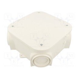 1 pcs x JONEX - POR-37X47 WHITE - Enclosure: junction box, X: 150mm, Y: 150mm, Z: 65mm, wall mount