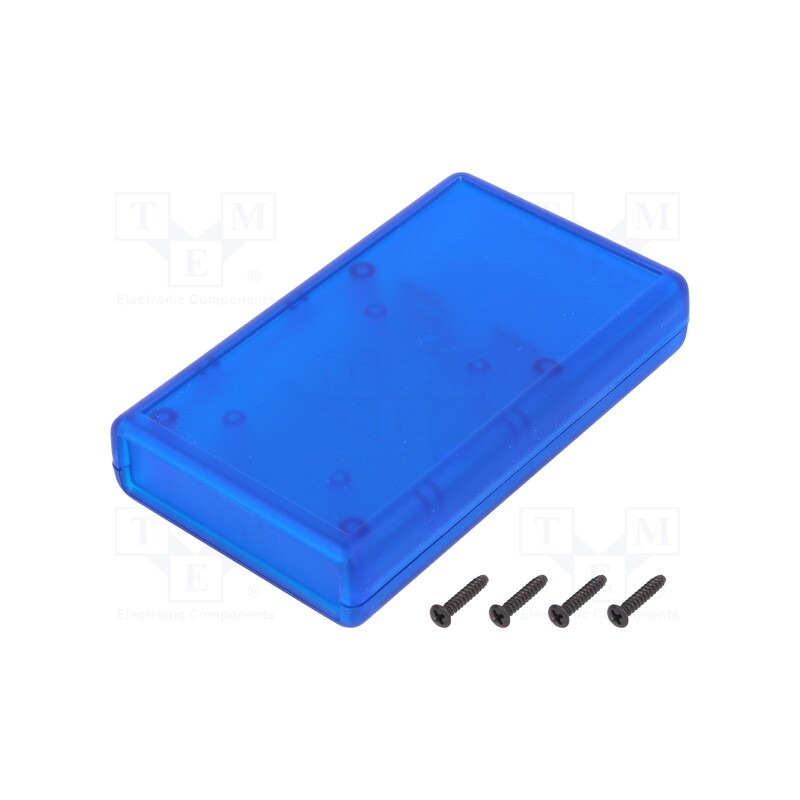 1 pcs x HAMMOND - 1593TTBU -AS - Enclosure: with panel, with flap on baterries, 1593, X: 66mm, ABS