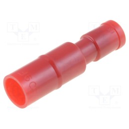5 pcs x NICHIFU - PC 4009-F-RCL - Terminal: round, female, Ø: 4mm, 0.75÷1.25mm2, crimped, for cable