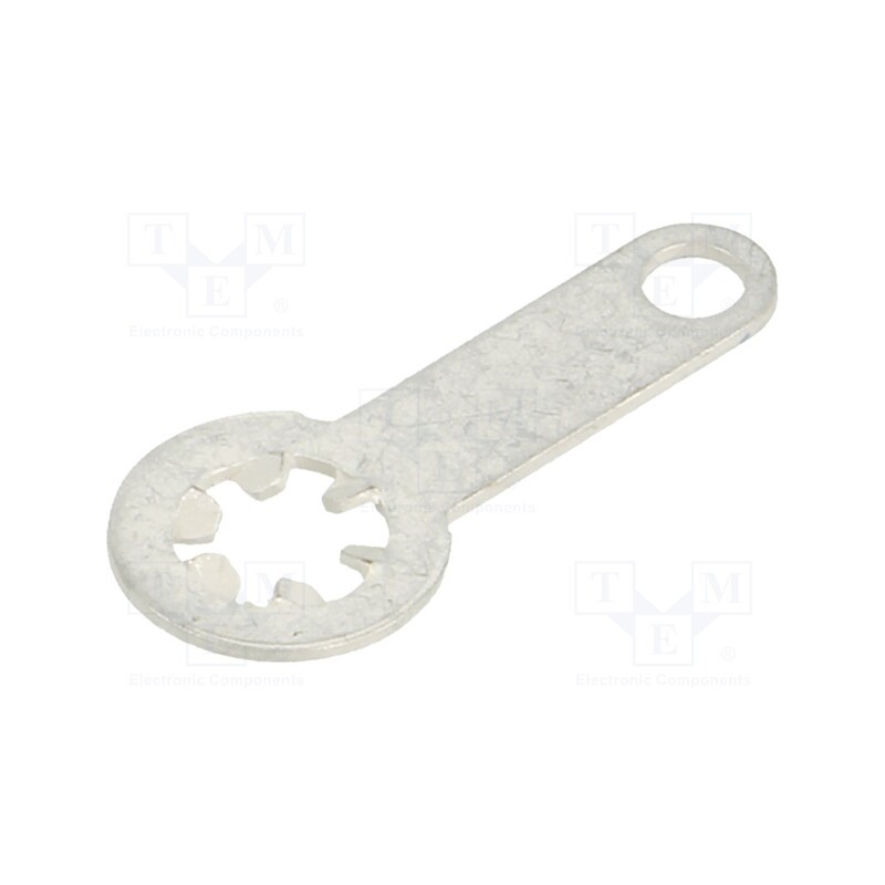 5 pcs x KEYSTONE - 909 - Tip: solder lug ring, 0.45mm, M3, Ø: 3.1mm, soldering, screw, brass