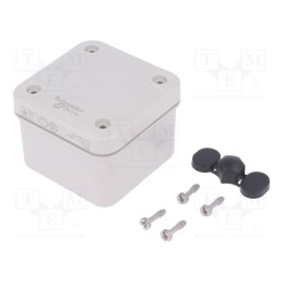 1 pcs x SCHNEIDER ELECTRIC - NSYTBS775 - Enclosure: multipurpose, X: 74mm, Y: 74mm, Z: 54mm, Thalassa TBS, ABS