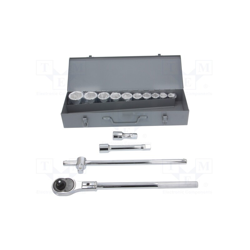 1 set x PROLINE - 18804 - Wrenches set, 6-angles,socket spanner, Chrom-vanadium steel