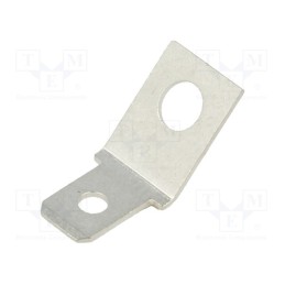 5 pcs x KEYSTONE - 4095 - Terminal: flat, 4.7mm, 0.5mm, male, M3, screw, brass, tinned